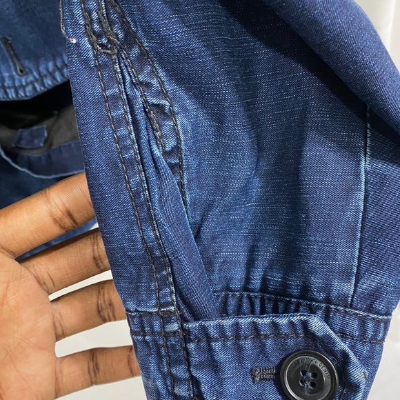 Zara Denim Parka Jacket. - Picture 7 of 9